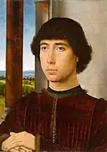 Portrait d'un homme dans une loggia, vers 1480, Metropolitan Museum of Art.