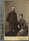Hans Rørdam et sa femme Louise Theodora Rønne