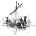 Bateau de la Hanse au XIVe siècle