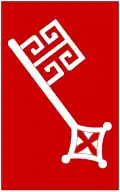 Ancien drapeau de l'Hanse de Brême, du XIVe&nbsp;siècle