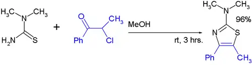 Synthèse de thiazoles