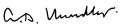 Signature de Albert Chandler