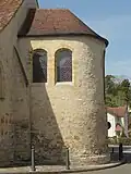 Abside, vue extérieure.