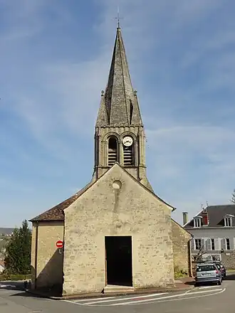 Vue depuis l'ouest.
