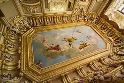 Plafond du salon d'or
