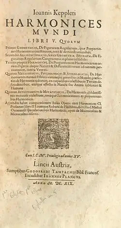 Image illustrative de l’article Harmonices Mundi