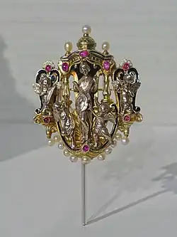 Broche Harmonie, 1847, Hessisches Landesmuseum, Darmstadt.