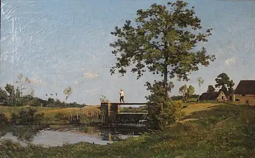 Paysage (1880), Paris, musée d'Orsay.