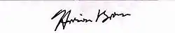signature de Harrison Brown