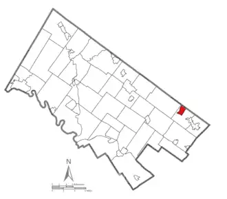 Localisation de Hatboro