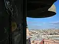 Vue depuis le haut du mur.