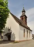 L'église protestante.