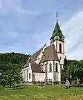 L'église catholique.