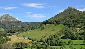 Haute vallée de la Jordanne vers Mandailles.