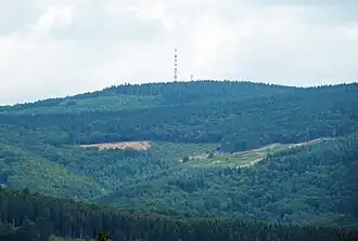 Vue du Haut-Folin depuis le mont Beuvray.