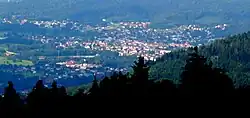 Vue de la table d'orientation, Le Haut du Tôt.
