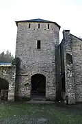 Les Forges des Salles : le haut-fourneau.