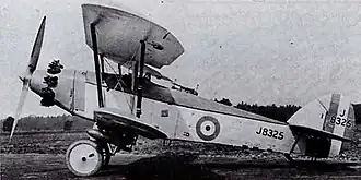 Vue de l'avion.