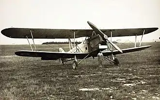 Vue de l'avion.