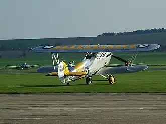 Vue de l'avion.