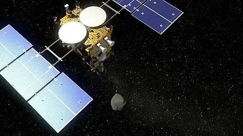 Vue d'artiste de la sonde Hayabusa 2.