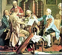 peinture : quatuor