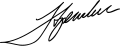 Signature de Hazel McCallion
