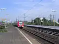 Bahnsteige während des Umbaus (Blick nach Osten)