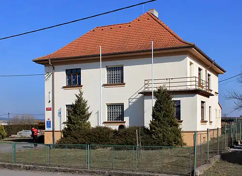 Heřmanova Huť : la mairie.