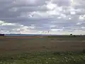 Nord du Coteau des Prairies, vue du nord-est près de Lidgerwood, Dakota du Nord.