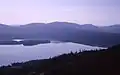 Lac Heart depuis le mont Sheridan en 1965.