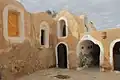 Partie restaurée du ksar.