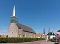 Les églises Haghakerk et Saint-Joseph (en arrière-plan)