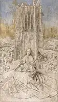 Jan van Eyck, Sainte Barbe, 1437 [410].