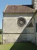 Croisillon nord, vue depuis l'ouest.