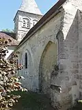 Flanc nord de la nef.