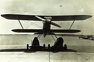 Vue de l'avion.