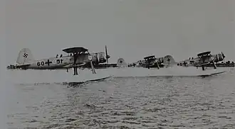 Vue de l'avion.