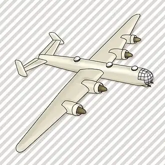 Vue de l'avion.