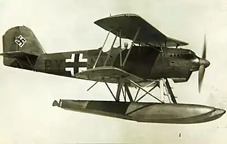 Vue de l'avion.