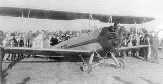 Vue de l'avion.