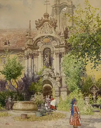 Heinrich Tomec Taufe in Dürnstein
