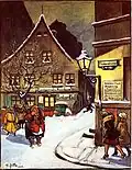 Zum Nußbaum, Fischerstraße, illustré par Heinrich Zille, 1922.