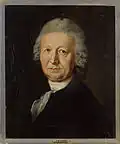 Portrait de Johann Michael Heinze, huile sur toile, 1790.