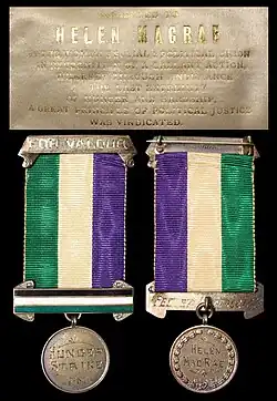 Médaille de Helen MacRae