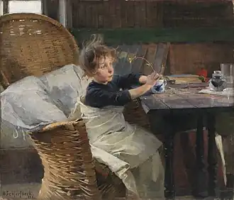 La convalescente, 1888, Helsinki, Galerie nationale de Finlande.