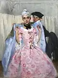 Helene Schjerfbeck:Femme Rococo.