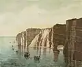 Les falaises d'Heligoland.
