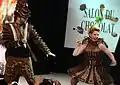 Helmut Fritz et Louise Ekland au défilé 2013