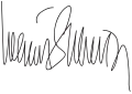 Signature de Helmut Schmidt